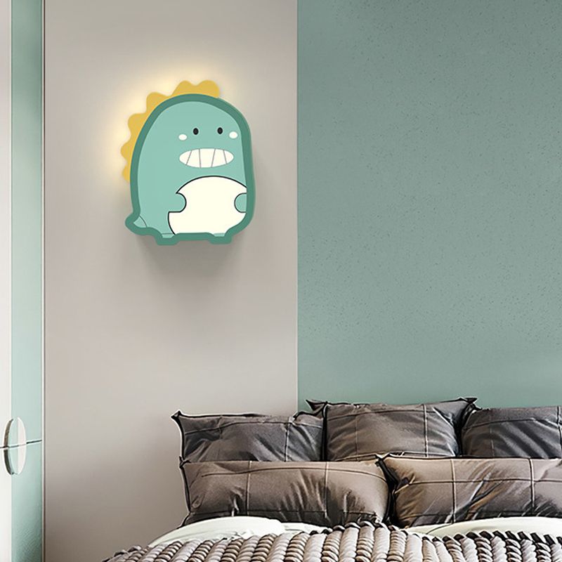 Lampada da parete per bambini con funce a led animalette di cartoni animati
