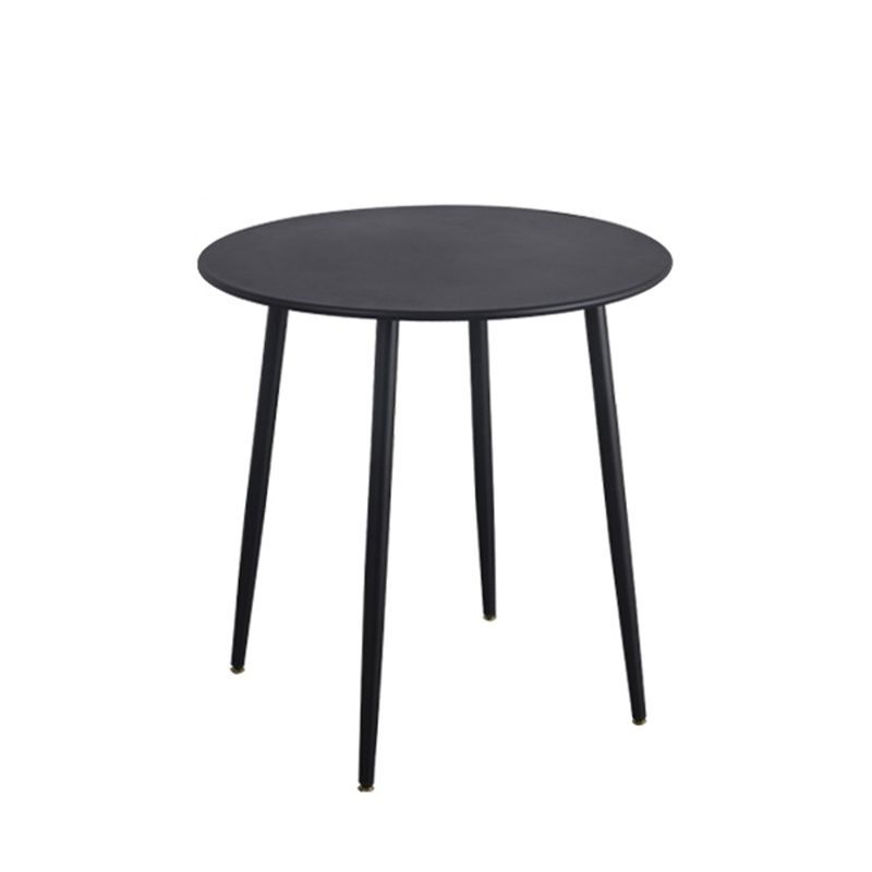 Metal Patio Table Industrial Style Outdoor Patio Dining Table