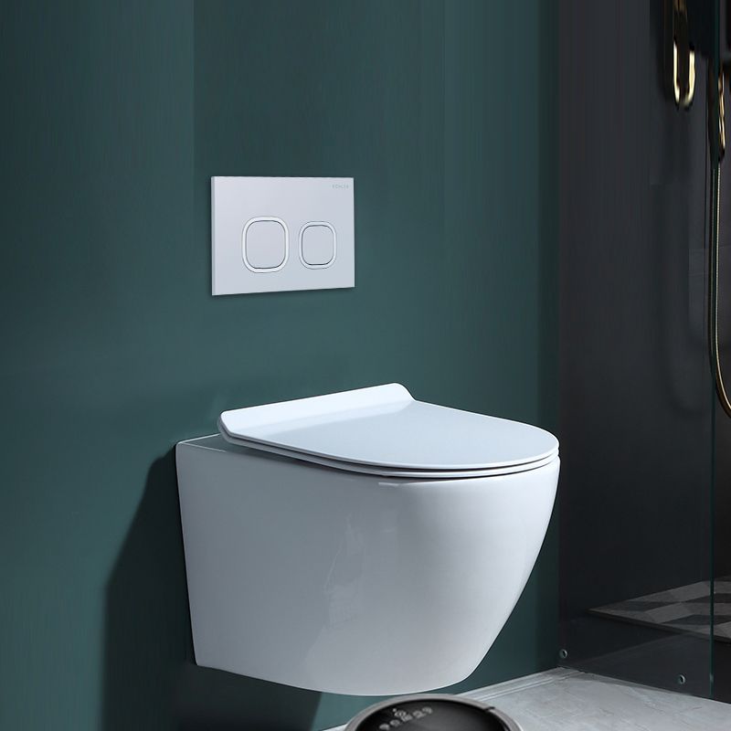 Wall Mount Modern Urine Toilet All In One Single Flush Porcelain Toilet