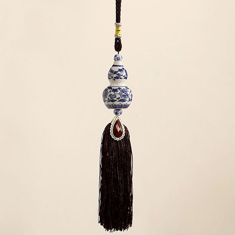 Plafonnier encastré en tissu de style chinois pour salon