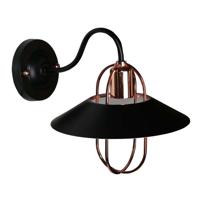 Modern Geometric Sconce Light Fixture Metal 1-Light Wall Lights