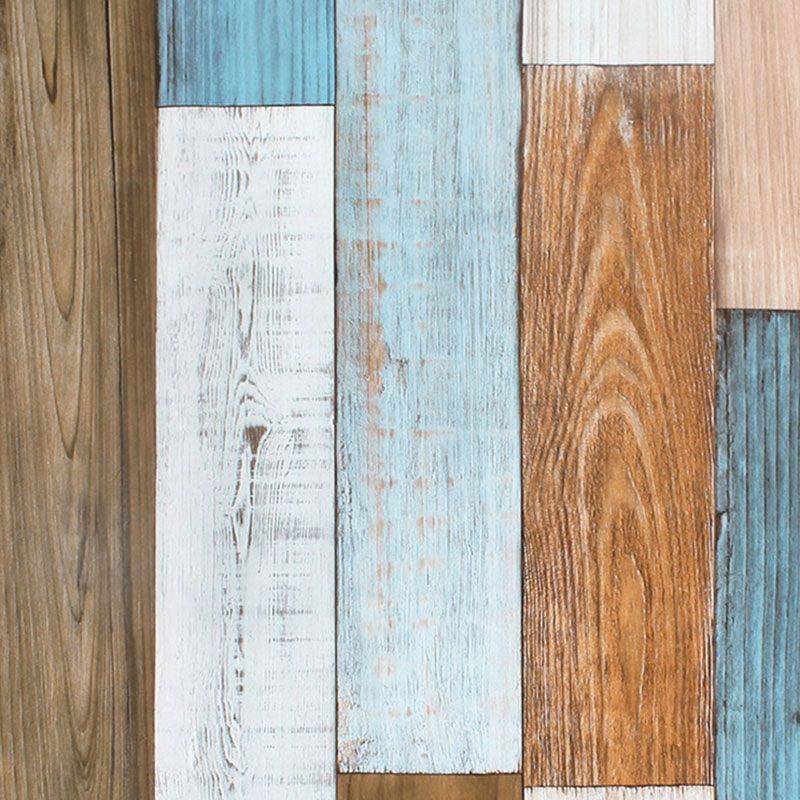 Wooden Stripe Wallpaper for Cafe and Dress Shop Self-Adhesive Modern Minimalist Wall Decor