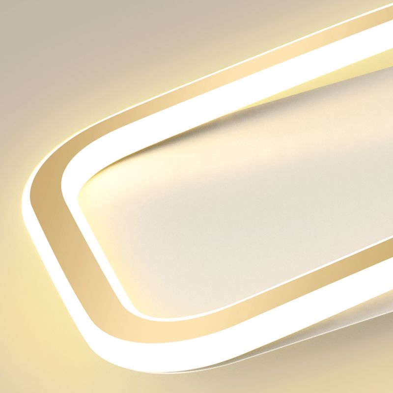 Modern Linear Ceiling Light Simple LED Ceiling Mount Lamp for Living Room Bedroom