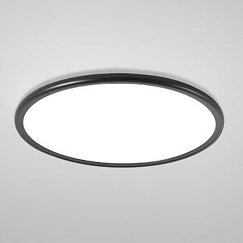 Moderne Art Acryl Flush Deckenleuchten Kreis 1-Licht Flush Licht