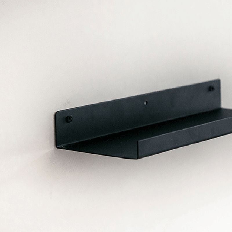 Contemporary Floating Bookshelf Iron 4.7" W Living Room Book Shelf