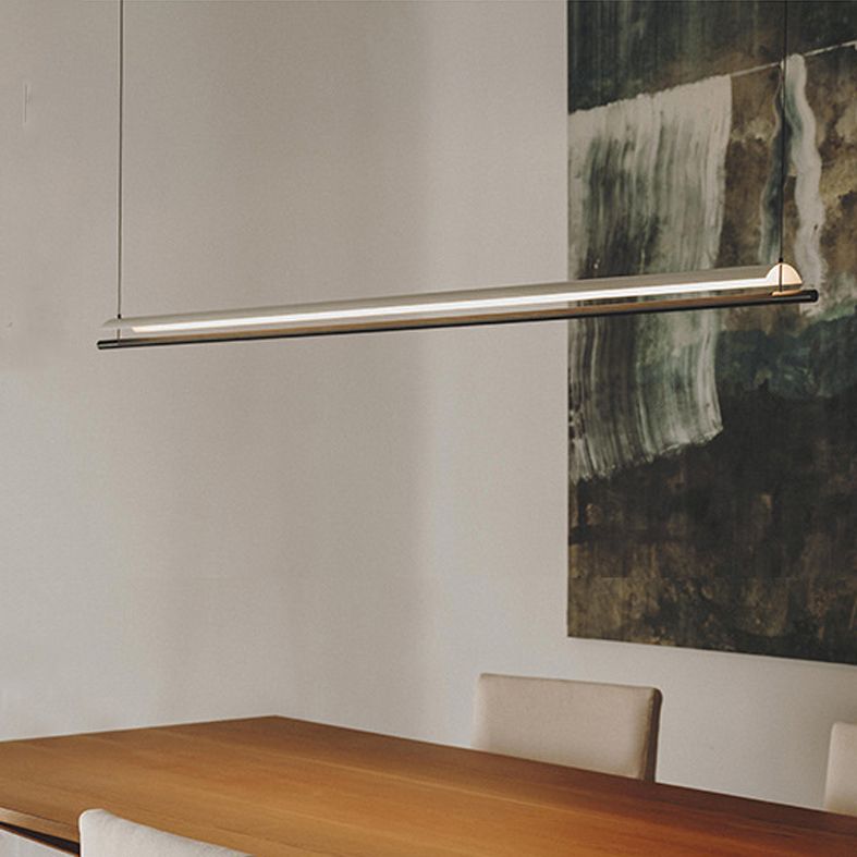 Modern Geometry Island Chandelier de 1 luces Restaurante LED LED LIGHTURES CON SHADE ACRYLIC