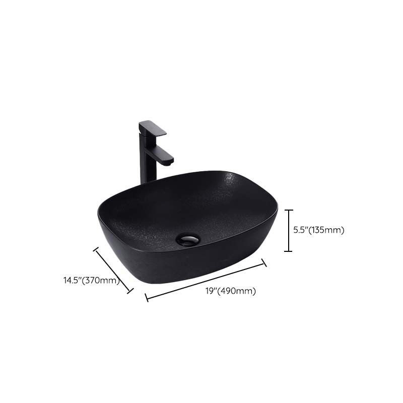 Black Trough Bathroom Sink Round Porcelain Trough Bathroom Sink