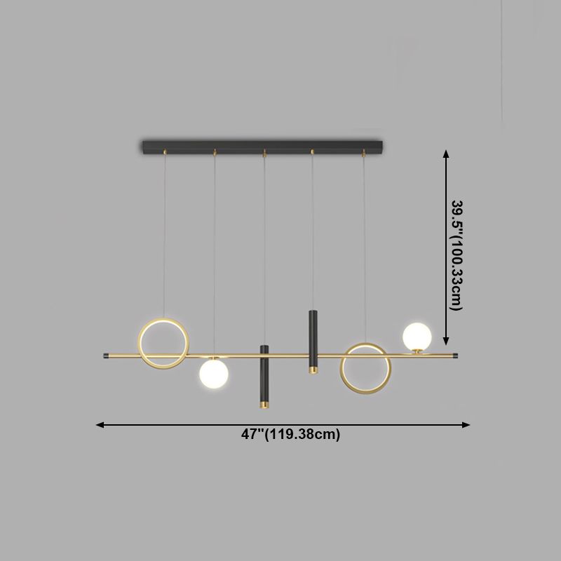Lámpara de lámpara de luz de estilo moderno lámpara lámpara de lámpara simple para comedor