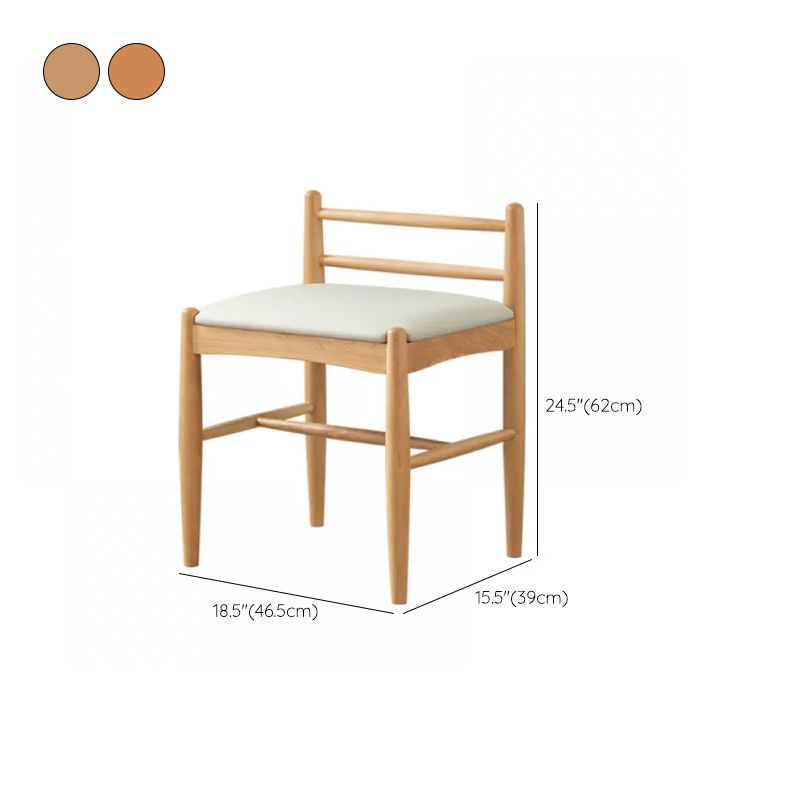 Scandinavian Drawers Dressing Table Solid Wood Dresser Mirrored Vanity Set
