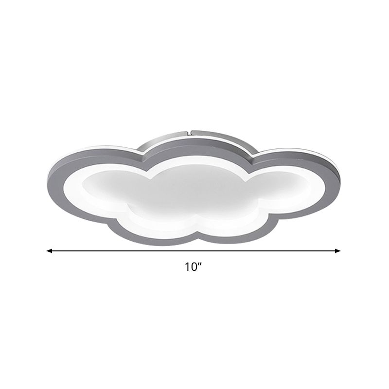 Preciosa nube, luz empotrada en el techo, luz LED acrílica moderna de montaje empotrado para sala de juegos