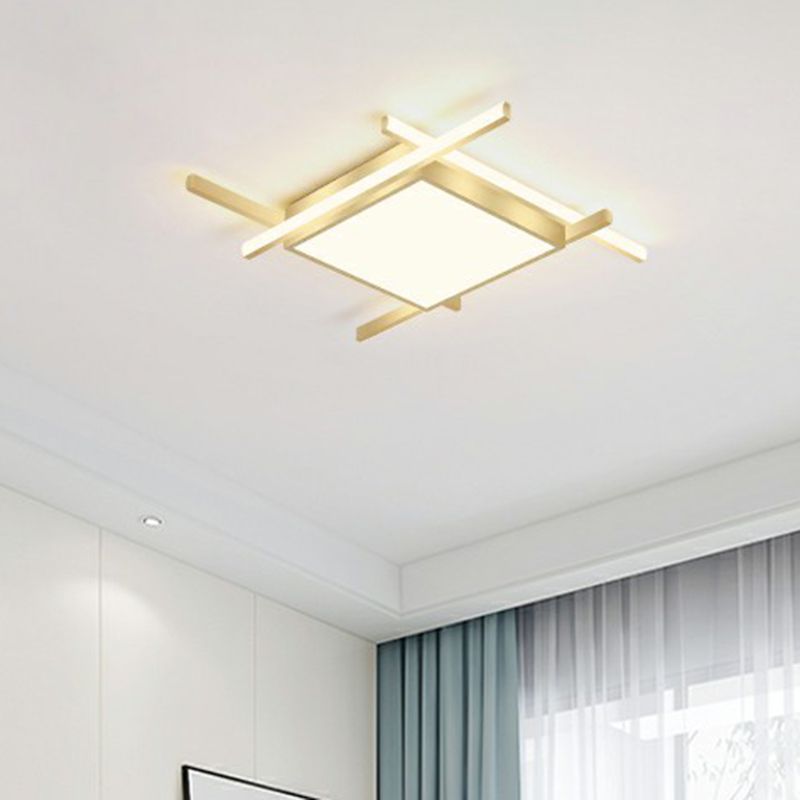 Minimalismo Cuadrado de montaje en el techo de montaje de techo de metal