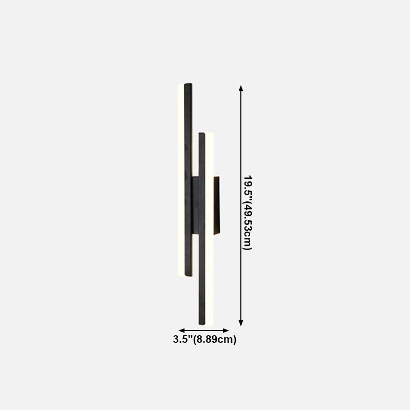 Zeitgenössische Einfachheit Wandlampe Lineare Wandleuchten für Schlafzimmer