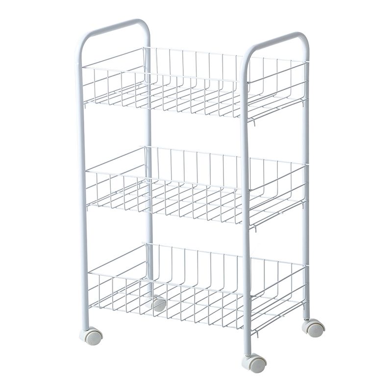 Schwarz -Weiß -Industrie -Bücherregal Etagere Bücherregal mit Zaubererrädern