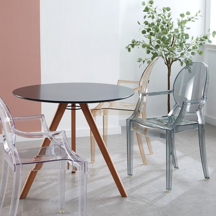 King Louis Back Chair Scandinavian Acrylic Dining Kitchen Room Armchair