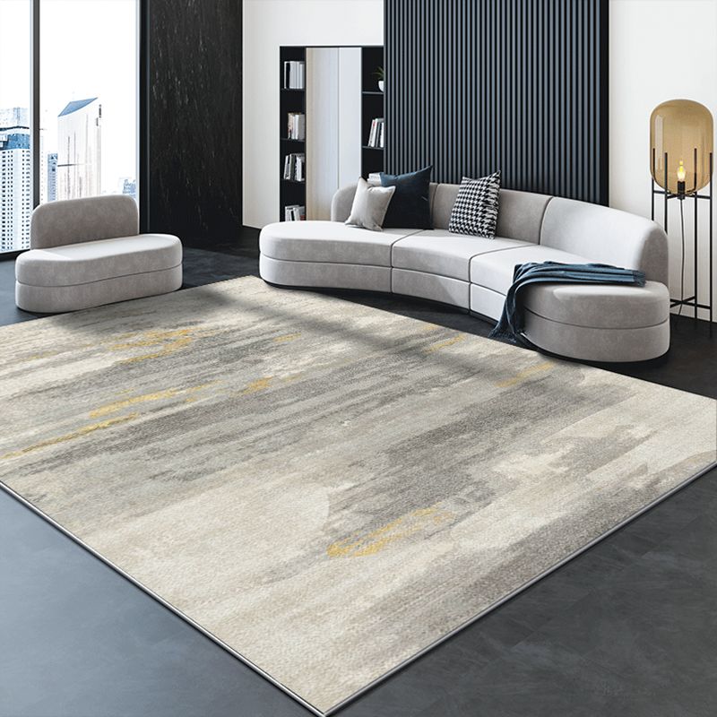 Olden Area Carpet Rectangle Polyster Ombre Pattern Area Rug Bedroom Stain Resistant Carpet