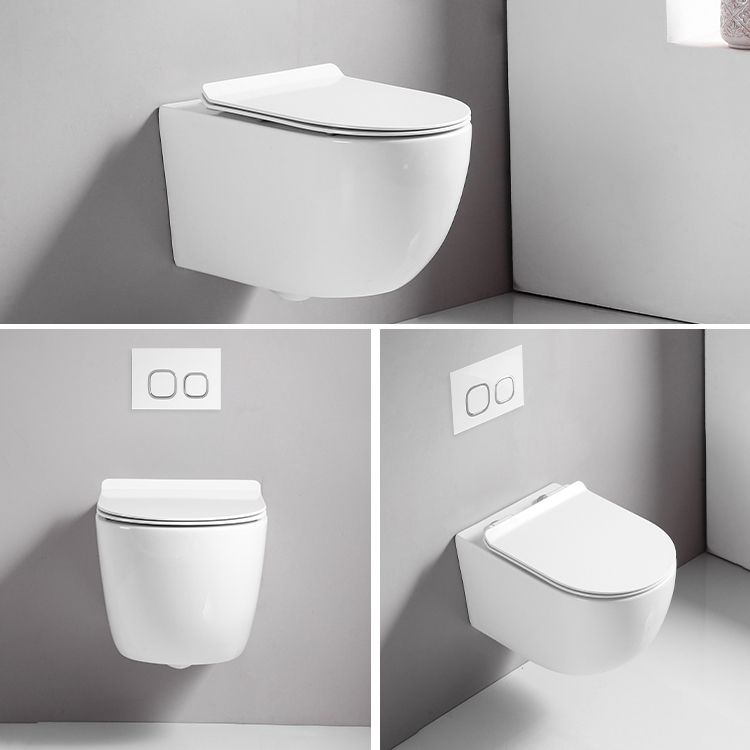 Wall Mount Flush Toilet Single Flush Modern One-Piece Toilet Urine Toilet