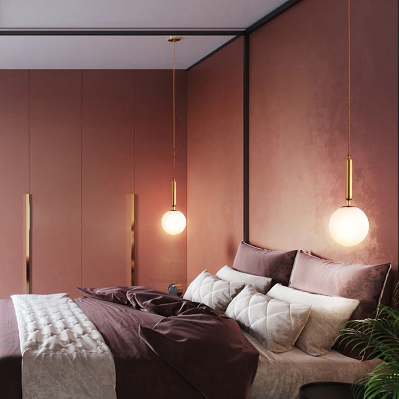 Aménagement d'éclairage de pendentif sphérique