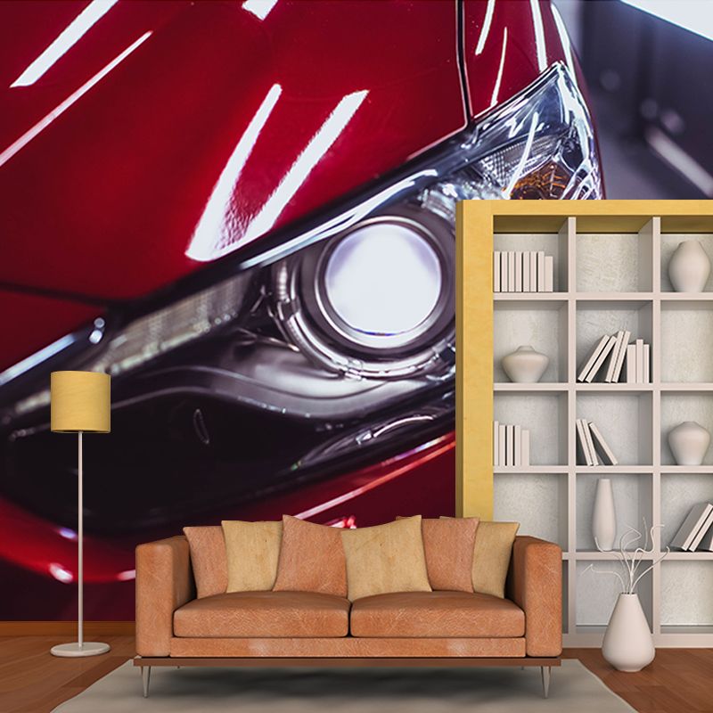 Contemporary Car Wall Covering for Sleeping Room, Custom Size Available