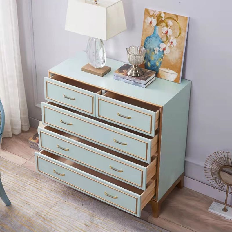 Wooden Dresser Classic Glam Storage Chest Dresser with Drawers