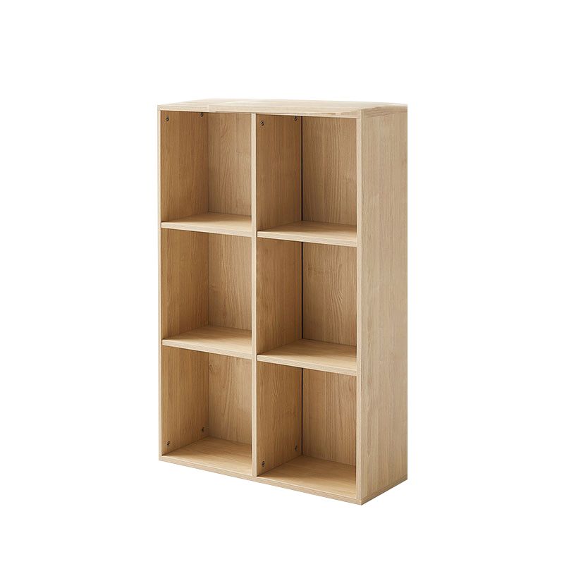 9.45" W Cube Engineered Wood Bookshelf Contemporary Bookcase for Living Room