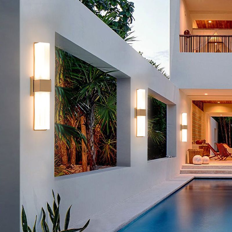 Lámparas de pared LED rectangulares opcionales de 3 color