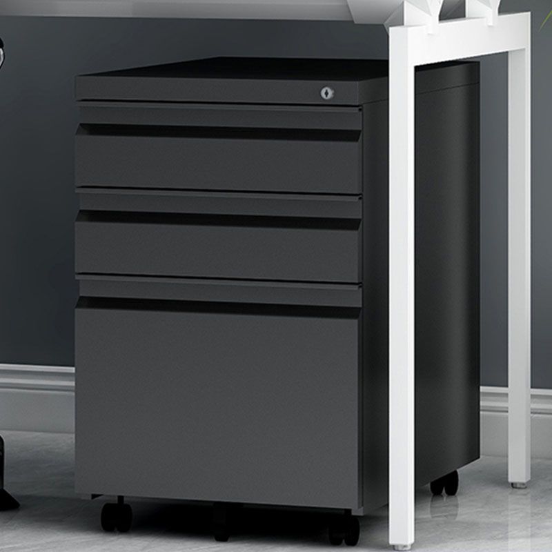 Contemporary File Cabinet Metal Vertical Filing Cabinet for Home Office