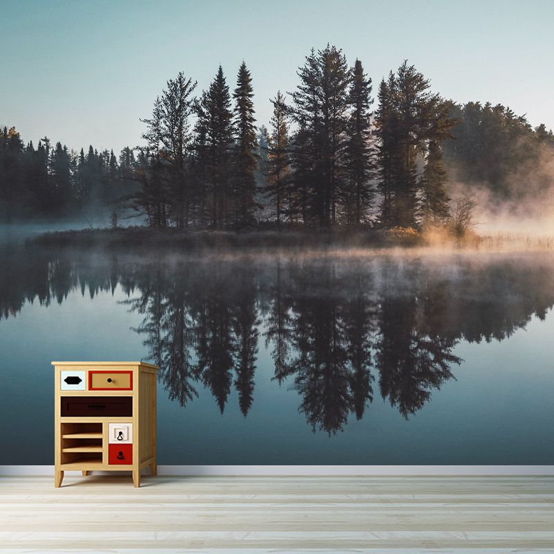 Photography Environment Friendly Mural Wallpaper Woods Bedroom Wall Mural