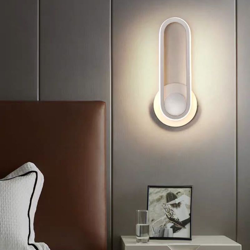 Geometric Wall Lighting Ideas Modern Metal 1 Light Wall Mount Lamp