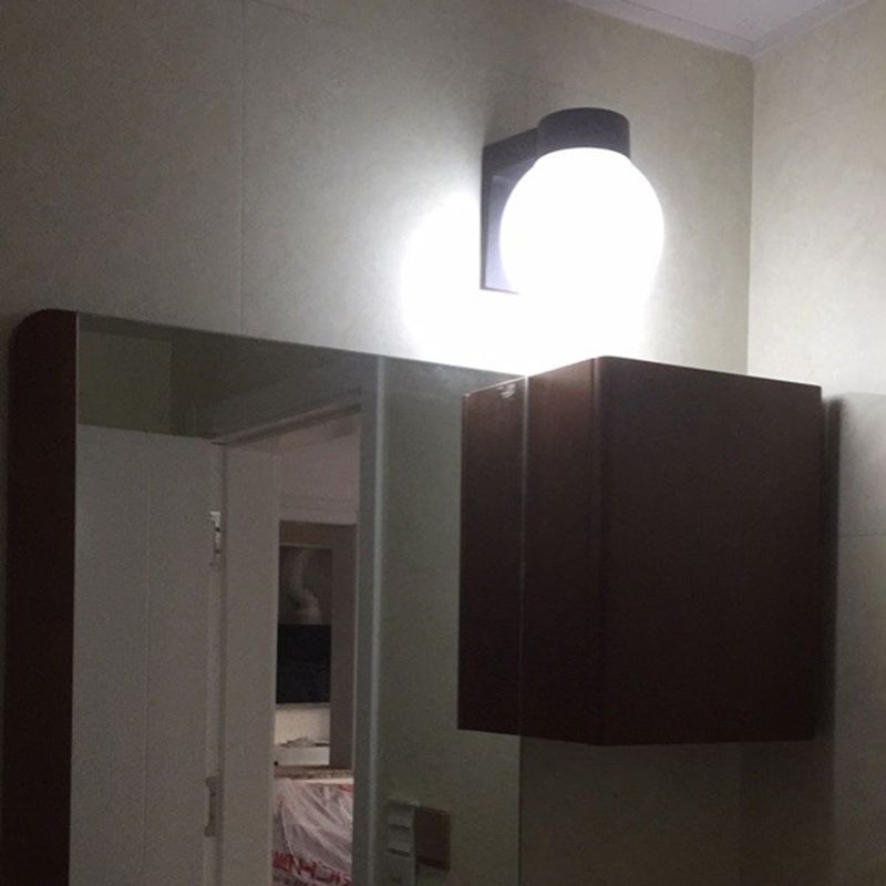 Kugelform Glaswand Licht moderner Stil 1 Leicht Wandmontaged Beleuchtung
