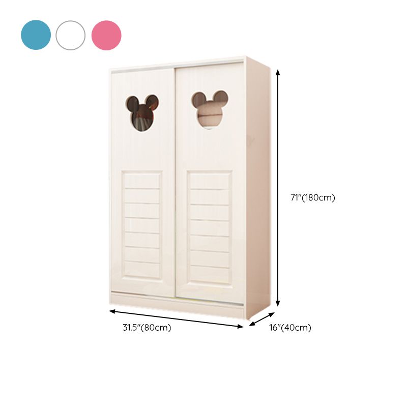 Artificial Wood Hanging Clothes Rack Matte Hanging Clothes Rack