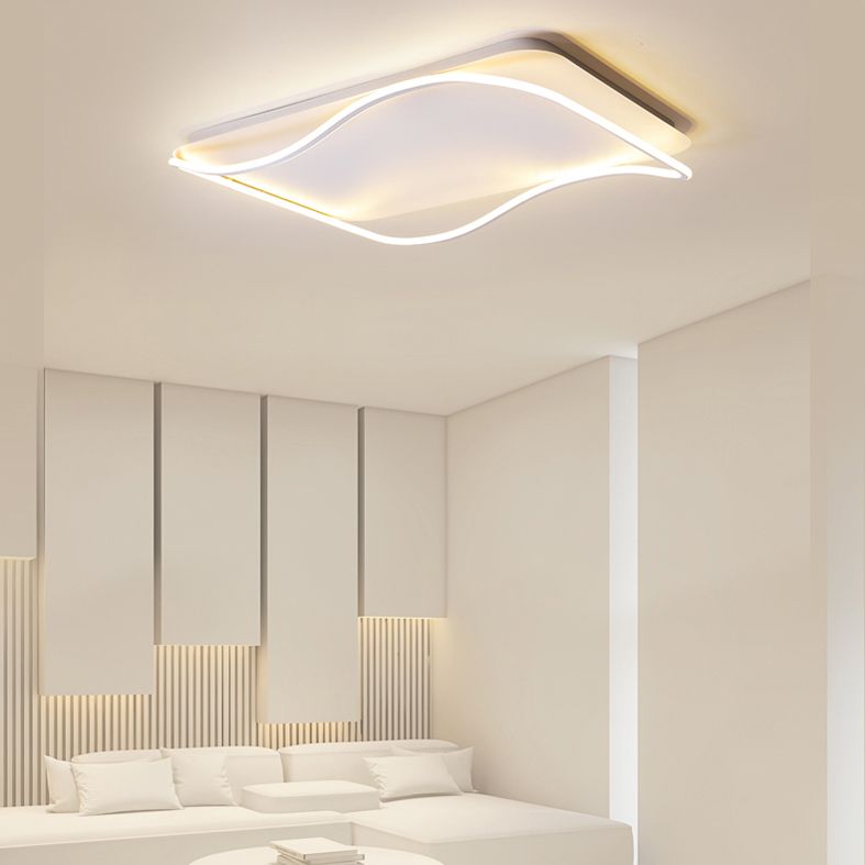 Geometrisch Minimalisme LED Flush Mount Aluminum Flush Plafond Licht voor woonkamer