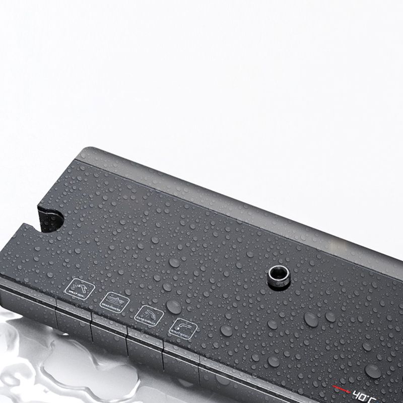 Modern Shower System Metal Thermostatic Massage Wall Mounted Shower Faucet