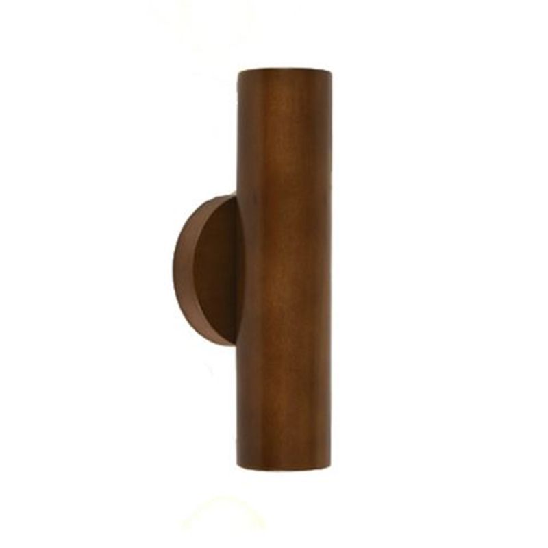 Contemporary Wood Wall Light Cylinder Lighting for Living Room