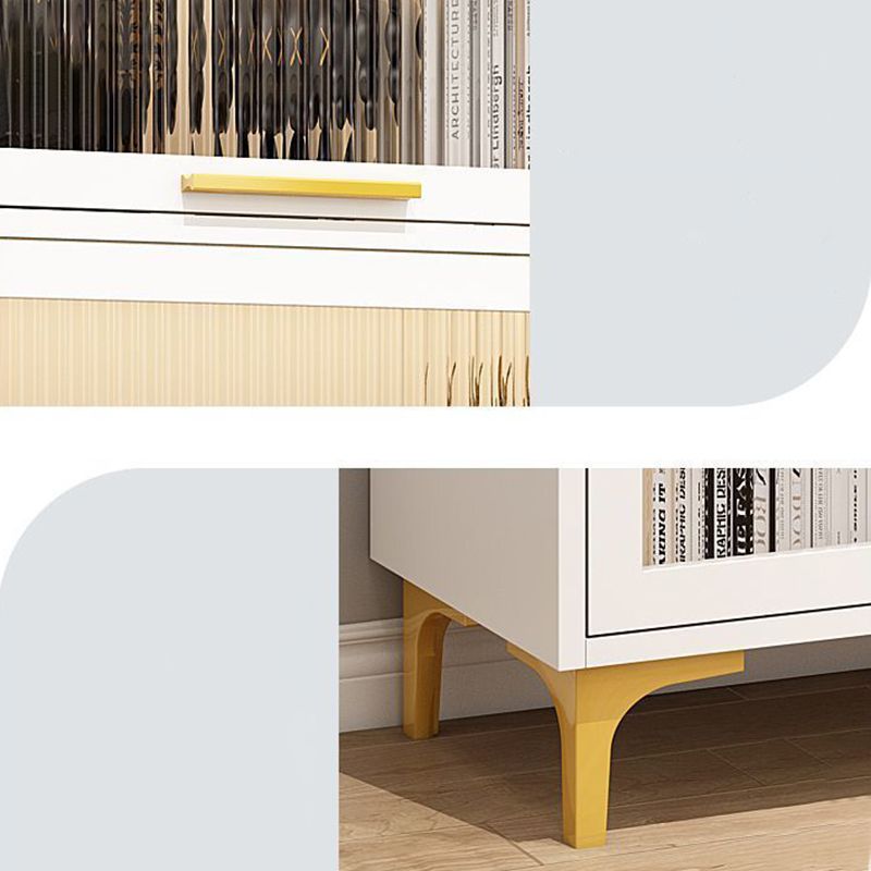 Modem Wooden Bookshelf Standard Shelf Bookshelf for Home Office 13.9" Wide