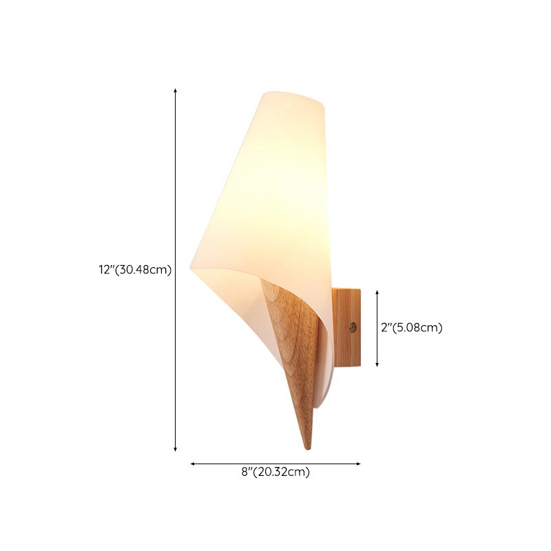 Modern Unique Shape Wall Mount Light Fixture 1 Light Wall Mounted Lighting for Living Room