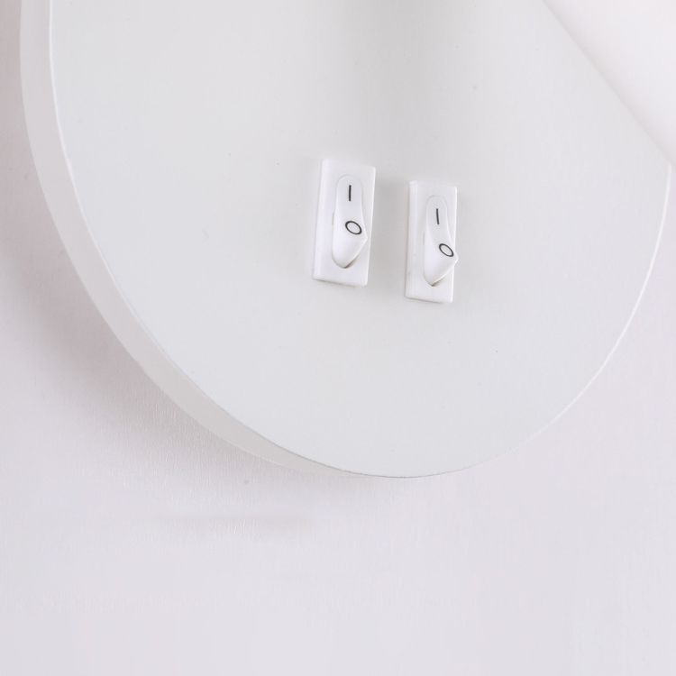 Eigentijdse metalen wand sconce led wand gemonteerd licht voor studieruimte bed