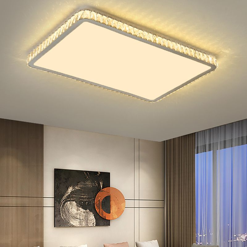 Plafonnier LED encastré en cristal, éclairage de plafond, salon, salle à manger, chambre à coucher