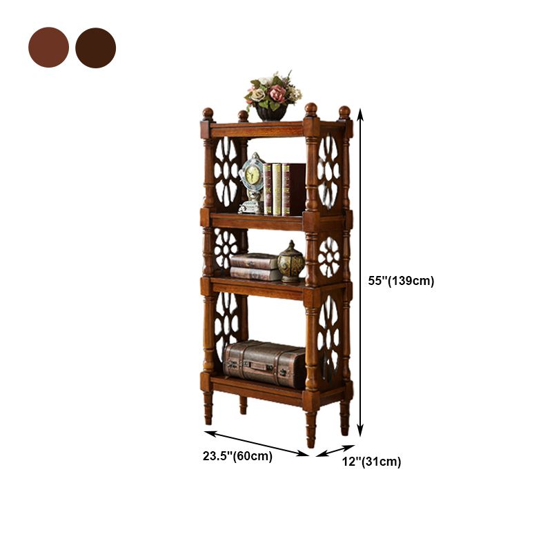 Rectangle Solid Wood Storage Bookshelf Nordic Study Room Bookcase