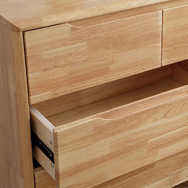 Modern Dresser Solid Wood Storage Chest Dresser with 5/6/7 Drawers
