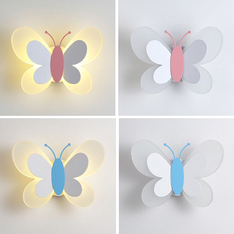 Modern Style Metallic Wall Light Creative LED Wall Light Sconce for Kids' Room