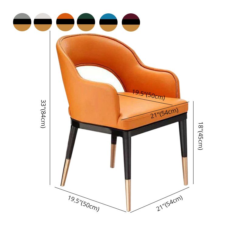 Sillas de comedor de madera Glam, sillones de comedor de cuero para uso en restaurantes