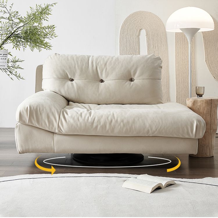 Modern Chaise Square Arms Chaise Lounge Couch for Living Room