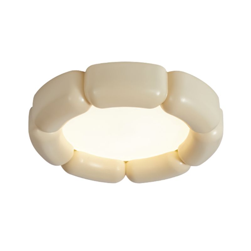 Metal and Acrylic LED Flush Mount Contemporary Round Ceiling Flush