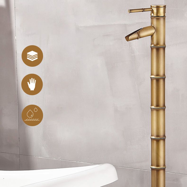Modern Freestanding Bathtub Faucet Brass Floor Mount Free Standing Tub Filler Faucet