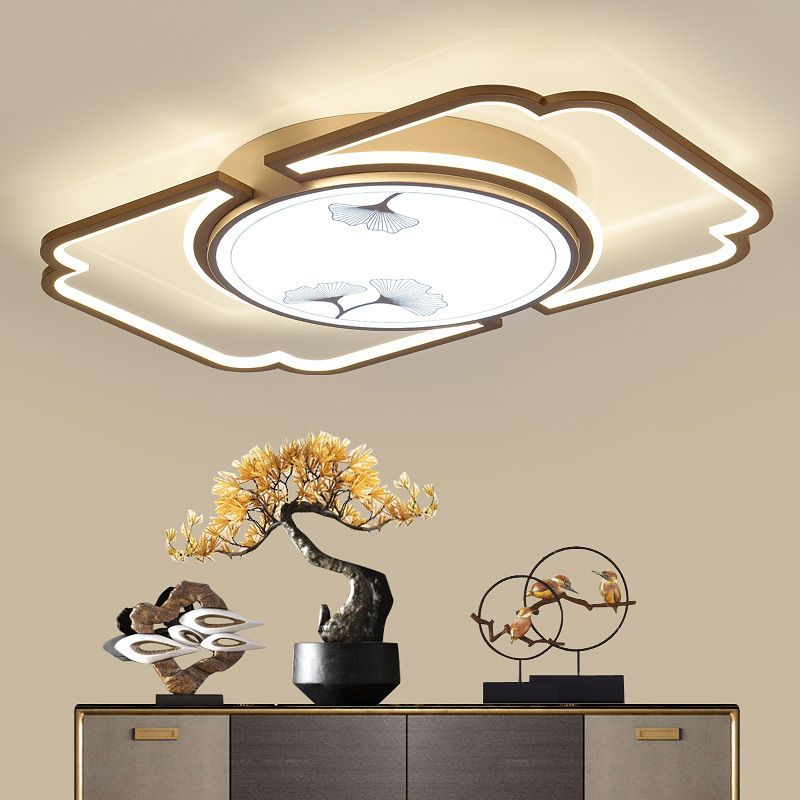 Luminaire de plafond encastré moderne en acrylique, luminaire LED pour salon