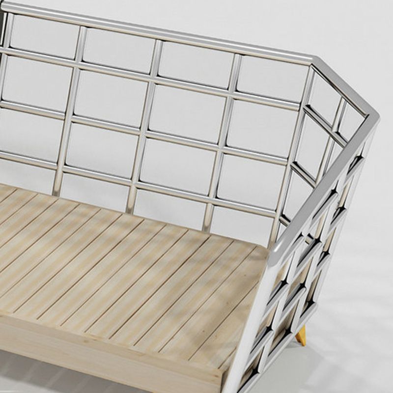 Modern Style Fabric Sofa & Chaise 141.73" W Square Arm Sectional