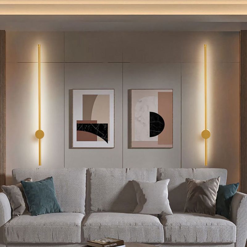 Nordische Einfachheit Lineare Wandleuchten Aluminiumleuchte Leuchten für Schlafzimmer