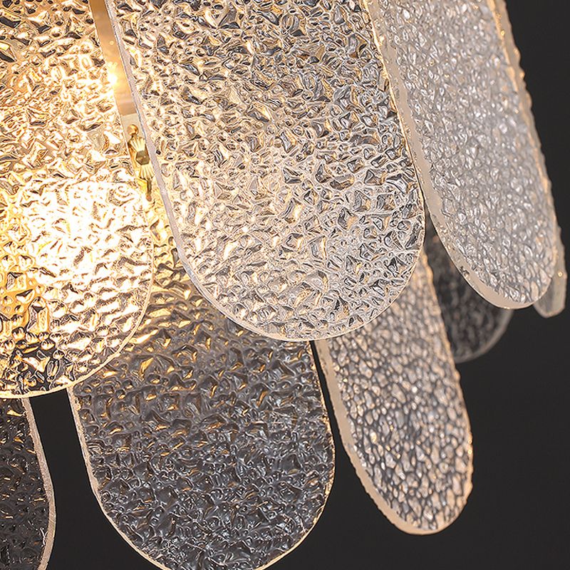 Living Room Gold Wall Sconce Postmodern Crystal 2 Head Wall Mounted Light Fixture