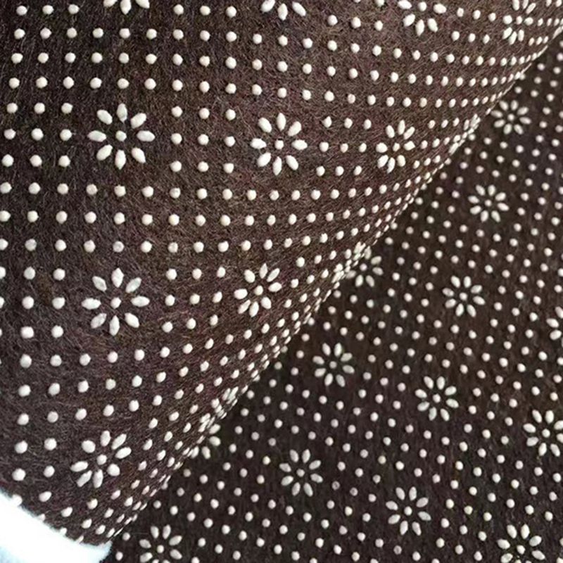 Contemporary Indoor Rug Abstract Print Carpet Polyester Stain Resistant Area Rug for Bedside