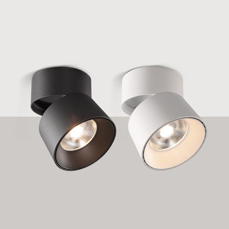 Opvouwbare metalen plafonddownlight Eenvoud LED-inbouwspot voor gang